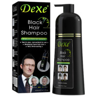 Dexe Black Color Pump Dye Hair Shampoo 200ml