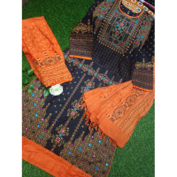 Embroidary Work Georgette Salwar Kamiz Set